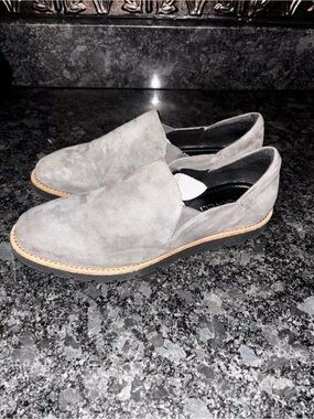 Gray Van Eli Jager suede loafers